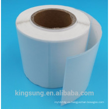 esquina blanca redonda fabricante de rollos de etiquetas de papel de uso personalizado